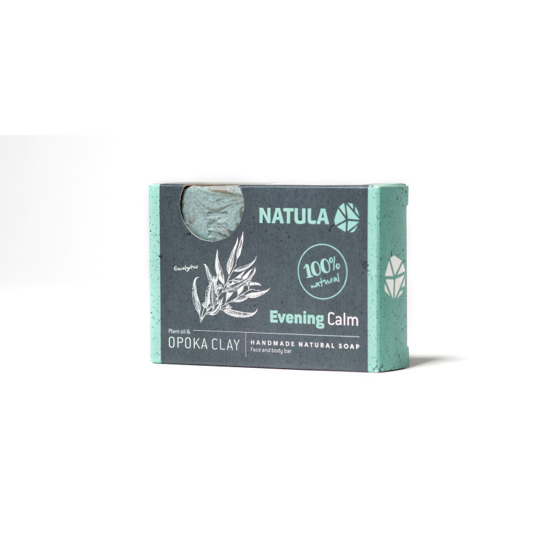 Savon visage et corps NATULA à la roche d'opoka et à l'eucalyptus 100g