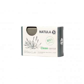 Savon visage et corps NATULA à la roche d'opoka et aux graines de chanvre 100g