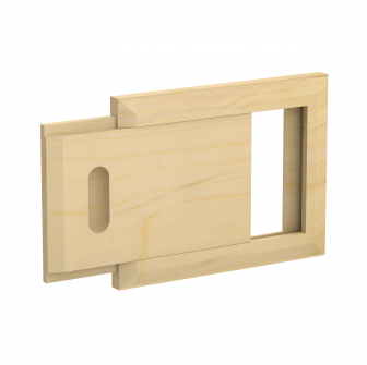 Grille de ventilation en bois Harvia, pin