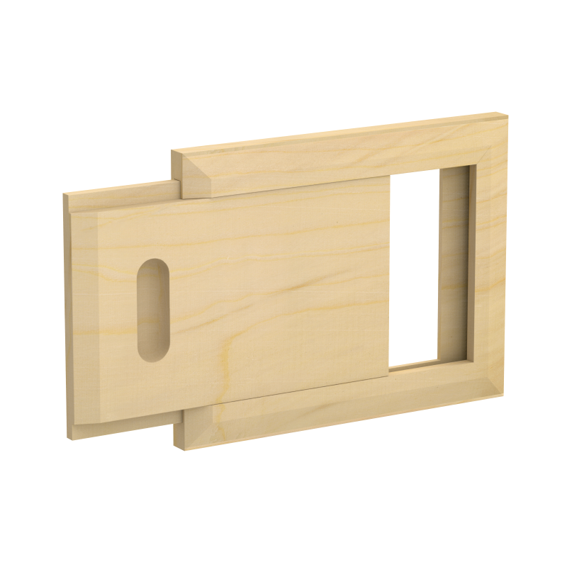 Grille de ventilation en bois Harvia, pin