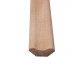 Profilé d'angle intérieur, tilleul, 2,4 m