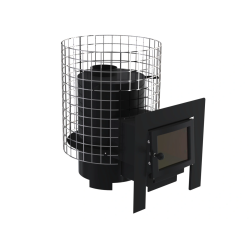 Poêle à bois pour sauna - VILPRA GRANNUS-8-LV avec foyer extérieur  Poêle à bois pour sauna - VILPRA GRANNUS-8-LV avec foyer extérieur