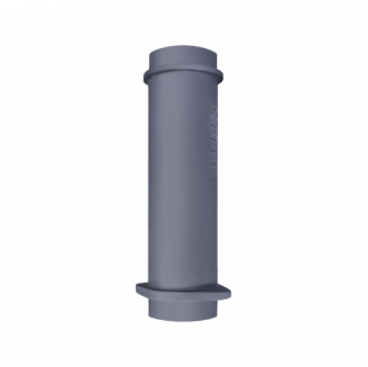 Conduit de fumée supérieur en fonte pour poêles de sauna GEFEST , Ø130 mm, 500 mm