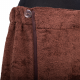Coffret cadeau pour LUI. Chapeau et tablier de sauna pour homme - MARRON