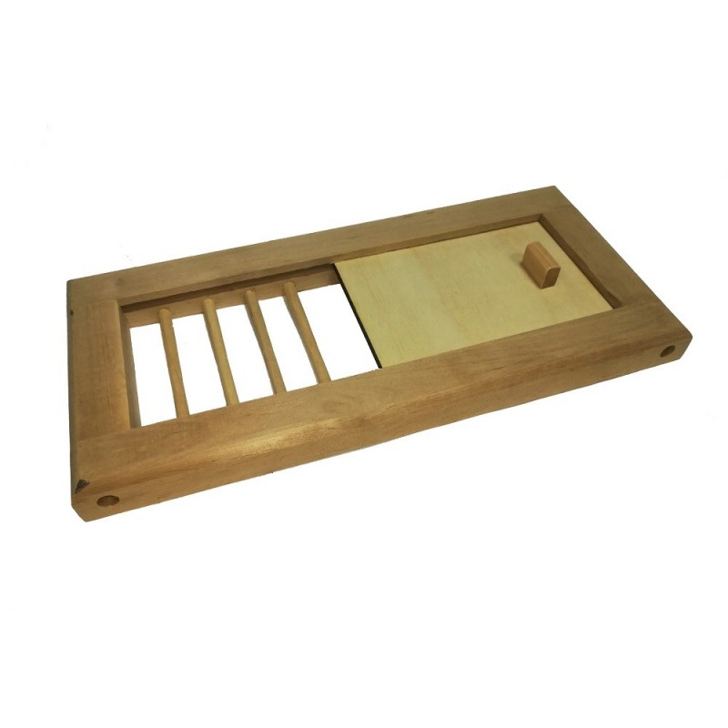 Grille de ventilation avec valve, stores