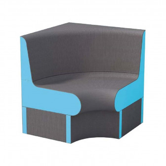 Siège d'angle pour sauna vapeur WEDI 850mm