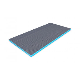 Panneau de construction flexible WEDI, pliage longitudinal
