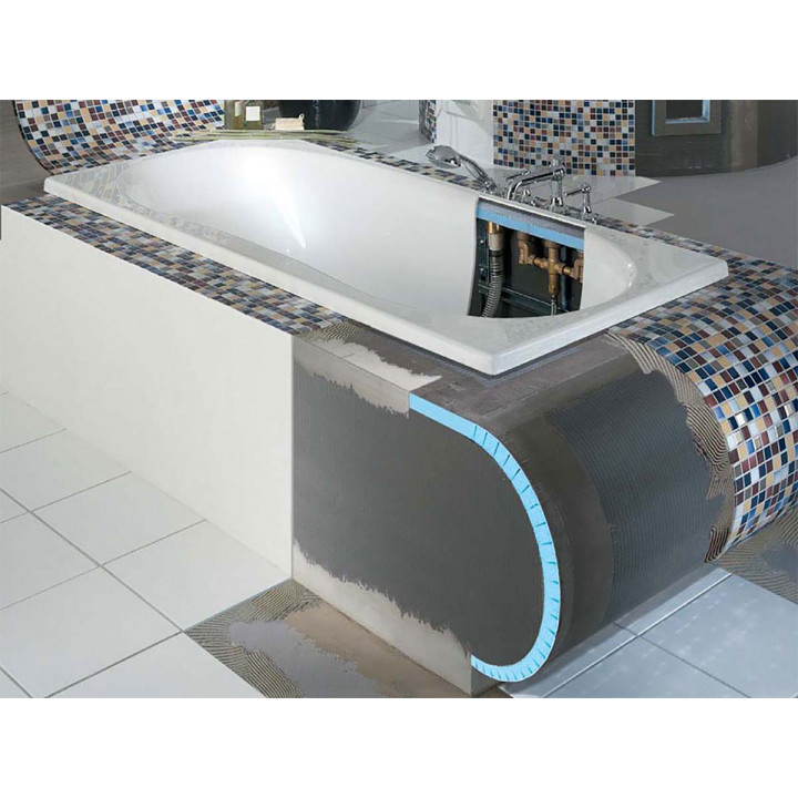 Panneau de construction flexible WEDI, dans le sens de la largeur