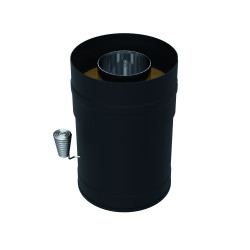 Registre de cheminée HARVIA, noir, acier 