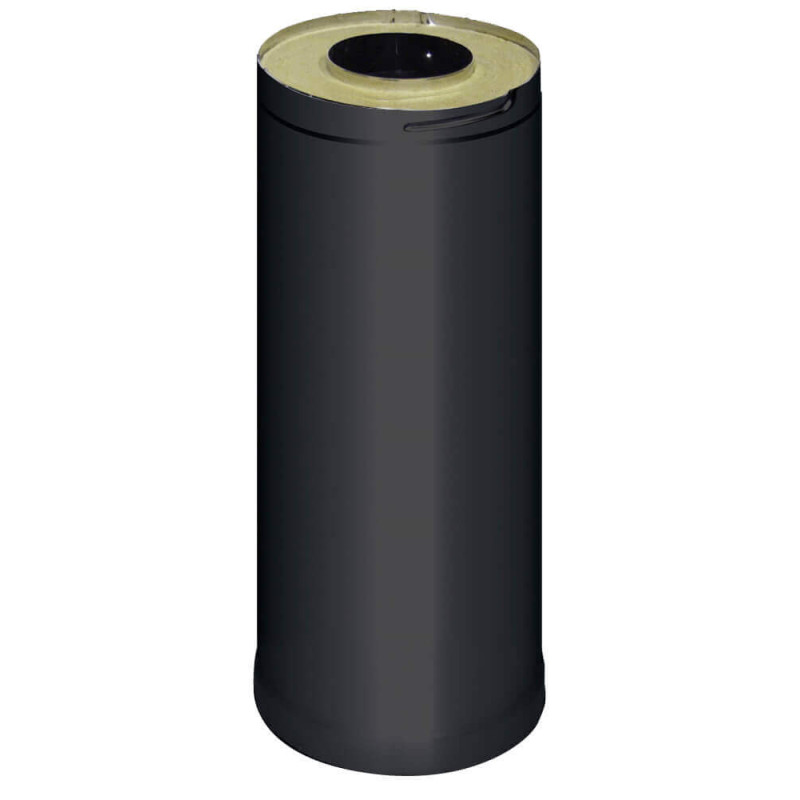 Rallonge de cheminée en acier HARVIA 0,5 m, noire