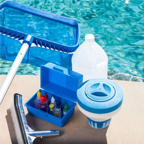 Produits chimiques et de nettoyage pour piscines