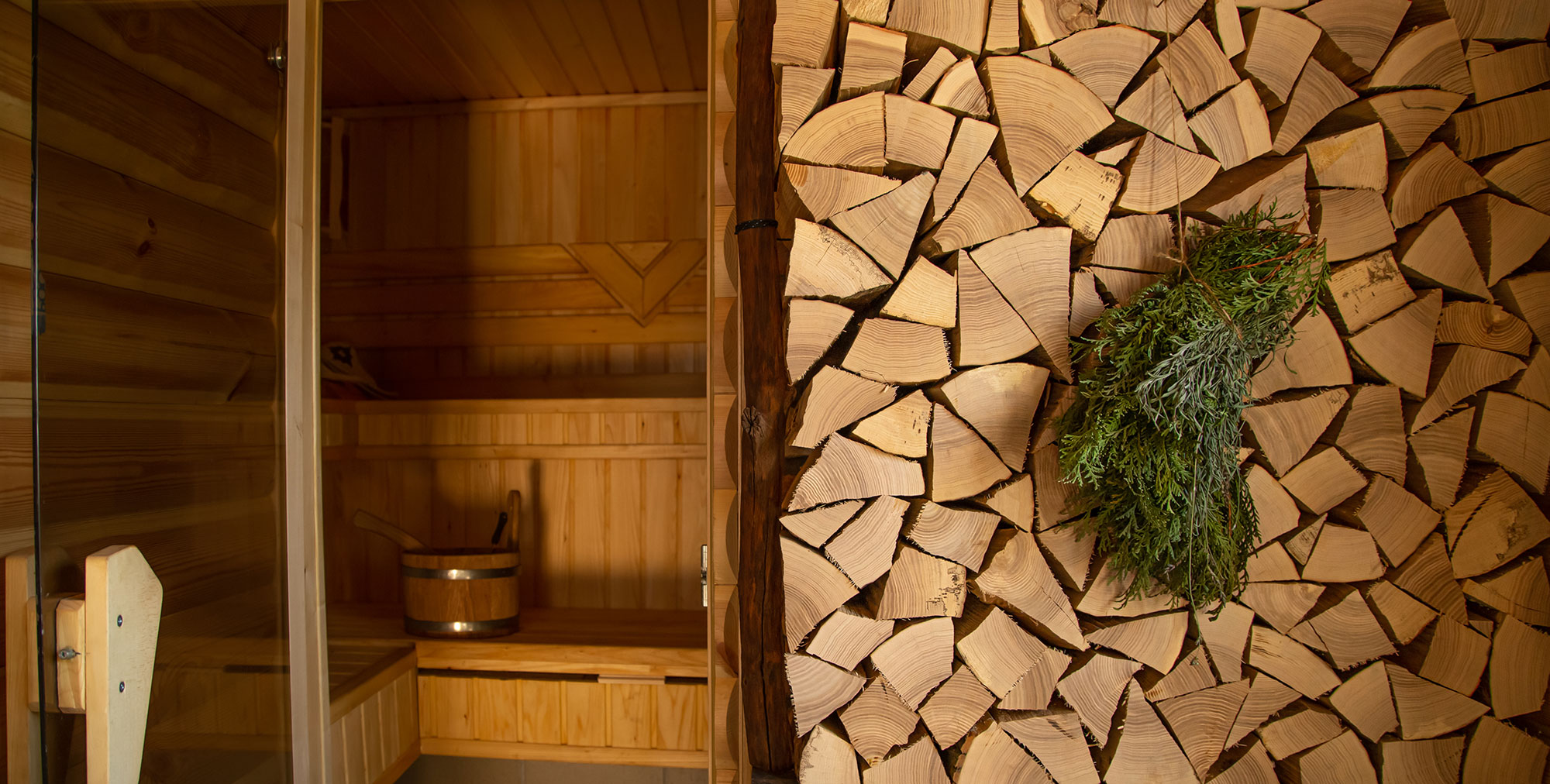 Ouvrir la porte du sauna