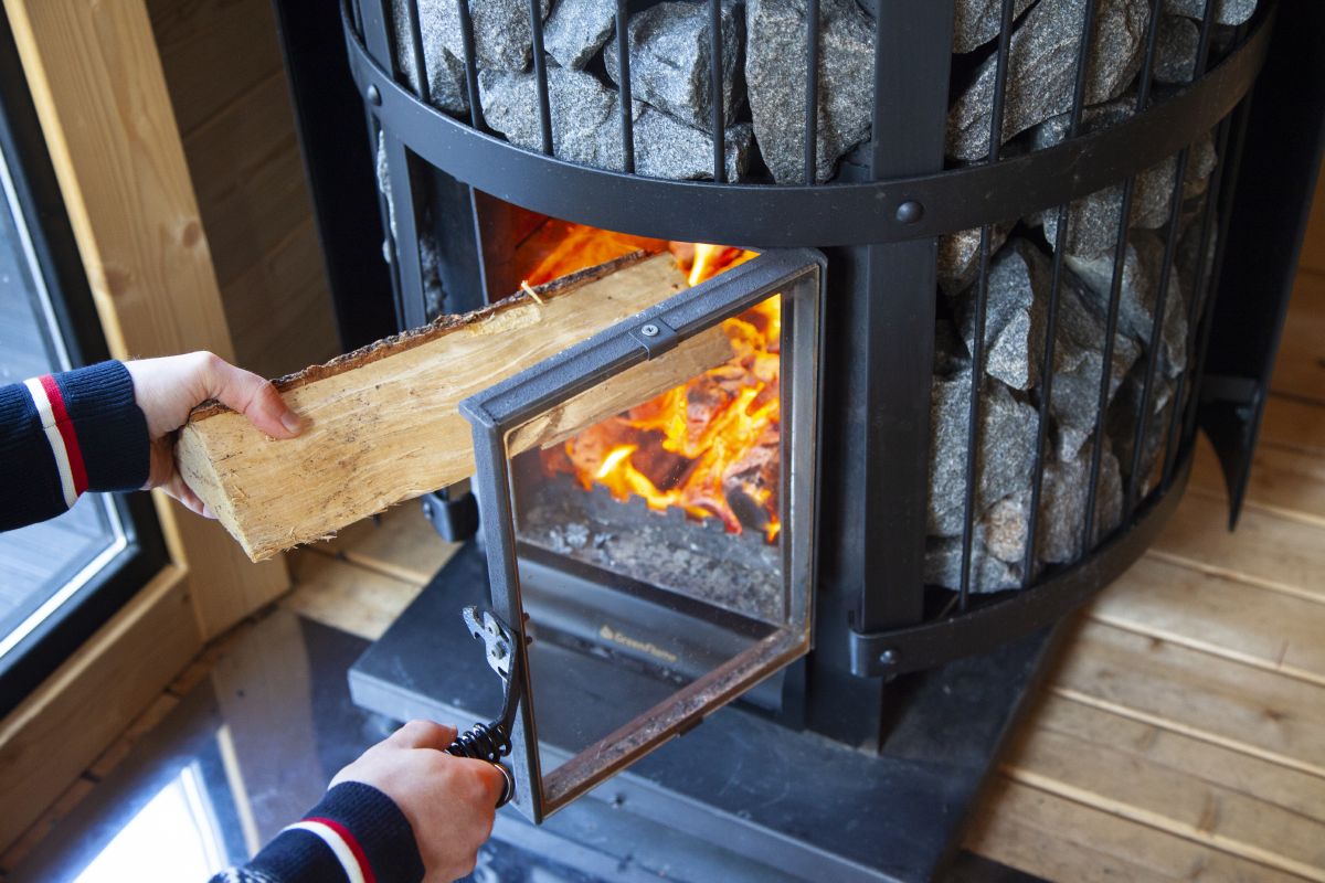 Poêle à bois pour sauna