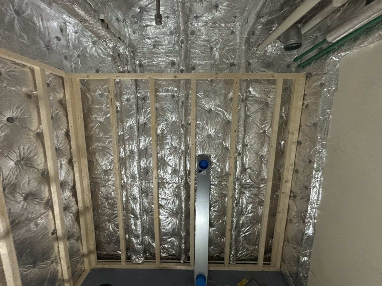 Isolation du sauna