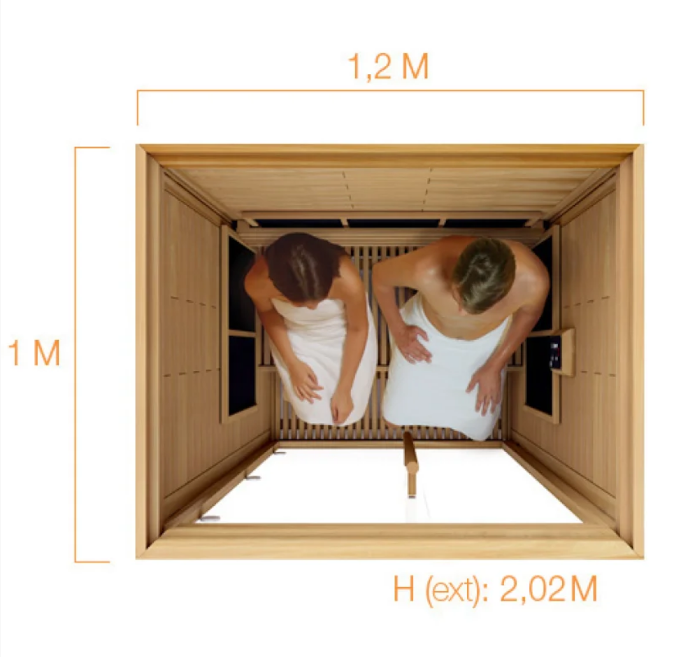 Cabine de sauna infrarouge Sawo