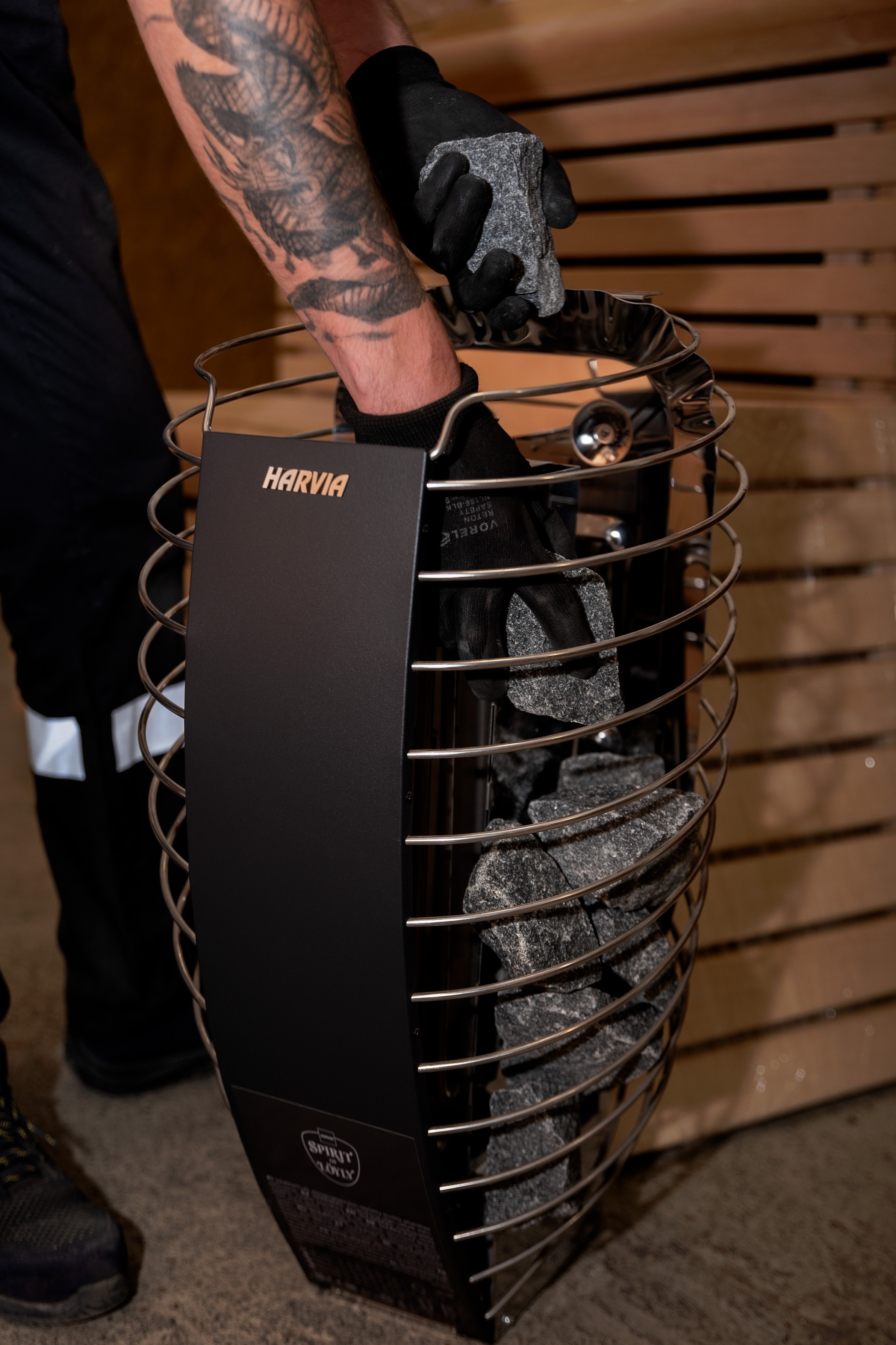 Empilage et entretien appropriés des pierres de sauna
