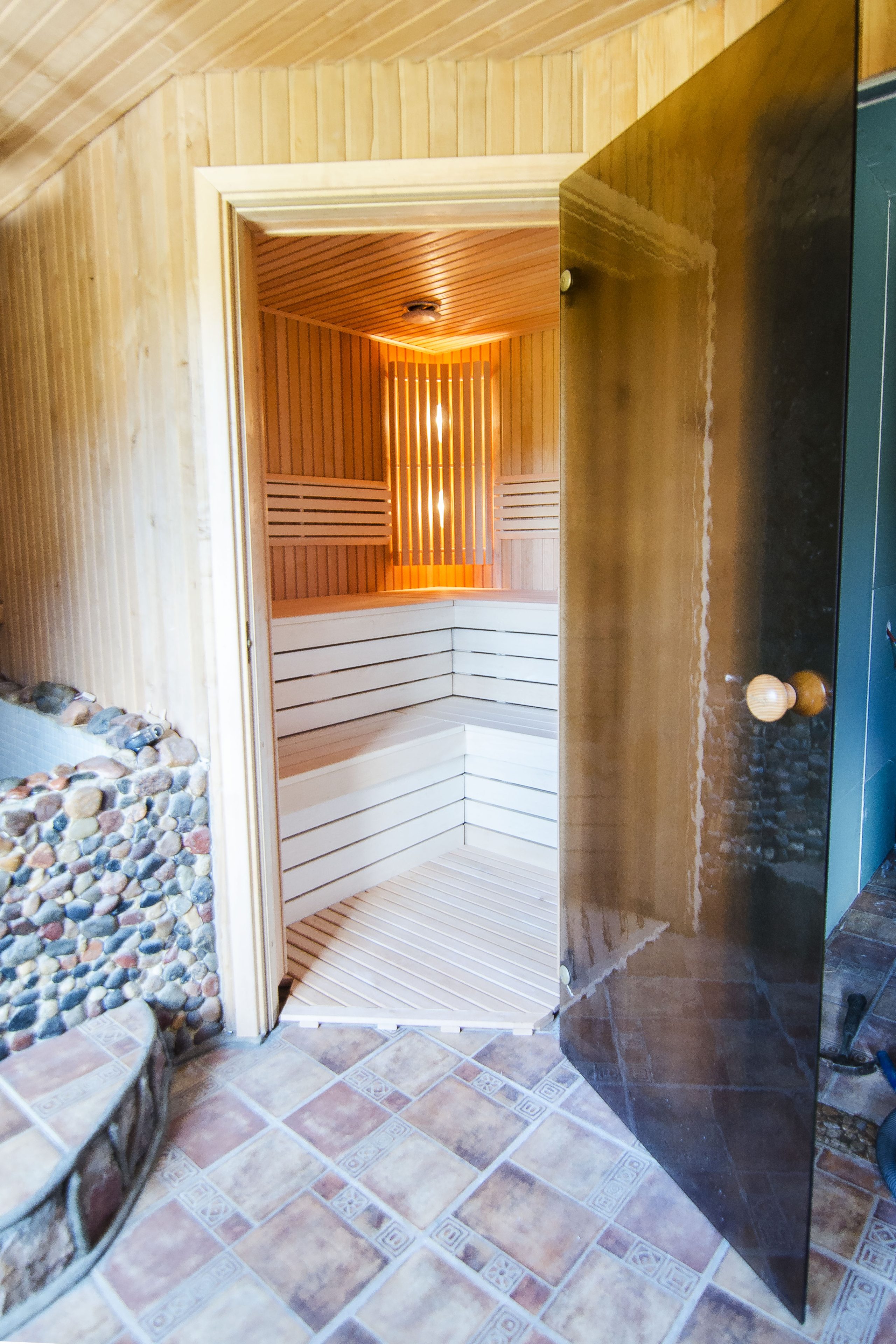 Sauna avec fonction vapeur